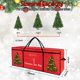 thumbnail image 3 of Bolsa de almacenamiento para árbol de Navidad Hikoolss 165 x 58 x 69 cm, color rojo, 3 of 6