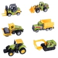 thumbnail image 1 of Andolo Mini Camiones de Construcción Juguetes Pequeños Juguetes de Construcción 6 Piezas Vehículos de Construcción Tractores Juguetes Vehículo de Arena Juego de Juego Carretilla Elevadora Rodillo Cami, 1 of 5