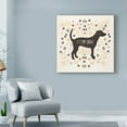 thumbnail image 3 of Trademark Fine Art 'Otomi Dogs II Neutral' Canvas Art by Veronique Charron, 3 of 3