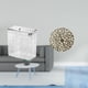 thumbnail image 2 of Papelera de cocina con tapa y decoración metálica para pared, ideal para la puerta del armario del baño. Placa colgante rústica de hierro forjado con, 2 of 8