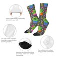 thumbnail image 3 of Yiaed Cactus In Pots Print Great elasticity Crew Socks Sports socks for Men and Women, 3 of 5