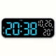 thumbnail image 1 of TIMESS large-screen LED alarm clock can display weekly temperature and humidity, and can be set to a certain time. It is suitable for placing on the b, 1 of 4