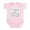 Petal Pink, variant on - Fantasy Football Infant Bodysuit - Baby Light Bodysuit, Size Newborn - 24 Months