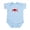Sky Blue, variant on CafePress - Louisiana Crawfish Infant Bodysuit - Baby Light Bodysuit, Size Newborn - 24 Months