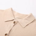 thumbnail image 6 of Cardigan Sweaters for Women 2025 Long Sleeve Lapel Button Loose Knitted Sweater Coat Jacket Womens Cardigan Sweaters, 6 of 8