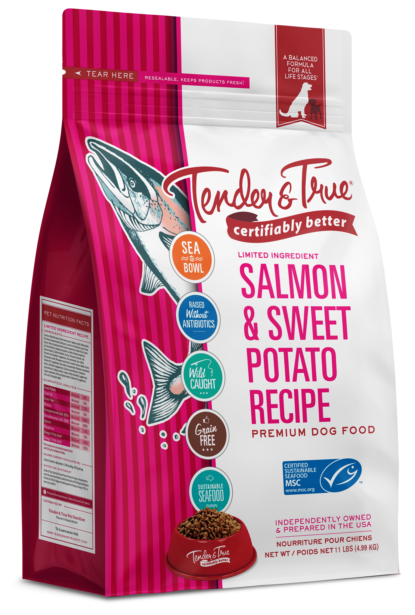 Salmon Sweet Potato Dry Dog Food, 11 lb bag Nigeria Ubuy