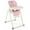 Rose, variante sur Babyjoy Chaise Haute pour Bébé 4-en-1 Pliable, Hauteur Réglable, Chaise d'Alimentation avec Roues, Gris