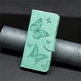 thumbnail image 5 of Compatible for iPhone 14 Plus Wallet Case 2022, Allytech Embossed Butterfly PU Leather Anti-Scratch Kickstand Case with Hand Strap for iPhone 14 Plus 6.7" 5G, Green, 5 of 5