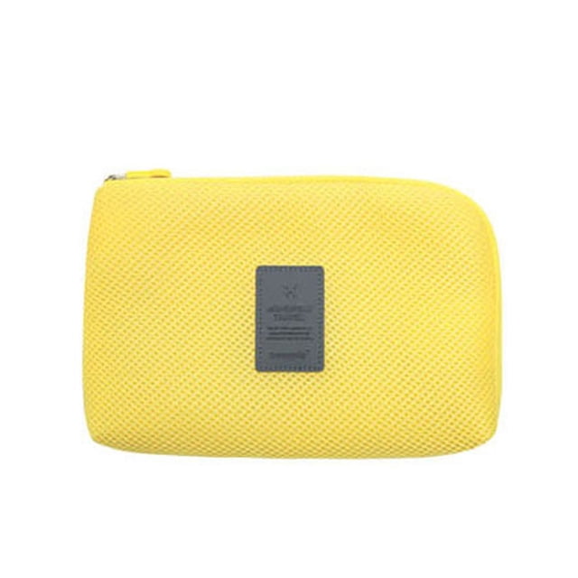 Travel Data Cable Charger Storage Bag Mobile Power Pack Pouch Bag