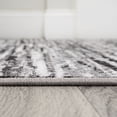 thumbnail image 3 of JONATHAN Y SILK ORCHID 5 x 8 Area Rug, Loom Strie - Black/Gray, SOR200C-5, 3 of 8