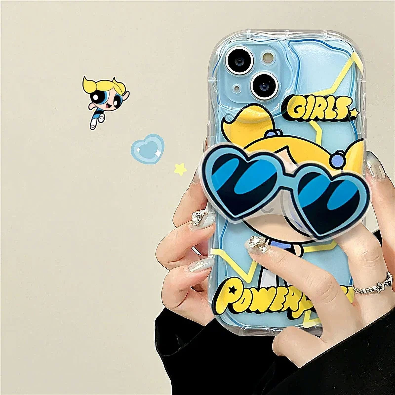 The Powerpuff Girls Glasses Stand Case for iPhone 15 14 11 Pro Max
