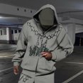 thumbnail image 1 of WILLBEST Sudadera con Capucha para Hombre y Mujer, Estilo Hip Hop, Informal, Estilo Urbano, con Cremallera y Capucha XGrande, 1 of 4