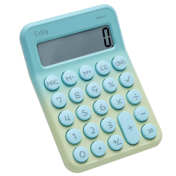 Calculadora Exlliy de Escritorio Pequeña para Niños con LCD de 8 Dígitos