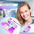 Braces Kit Cleaning Tools Boxed 8 Pack for Orthodontic, Portable Travel