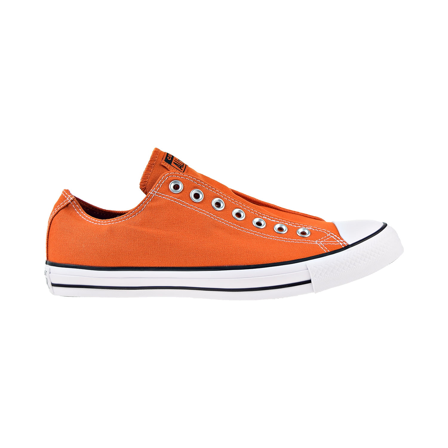 Converse Chuck Taylor All Star Slip On Men's Shoes Campfire Orange-White-Black  166342c 