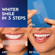 Crest 3DWhitestrips Noticeably White, At‑Home Teeth Whitening Strips, Enamel Safe, 10 Treatments