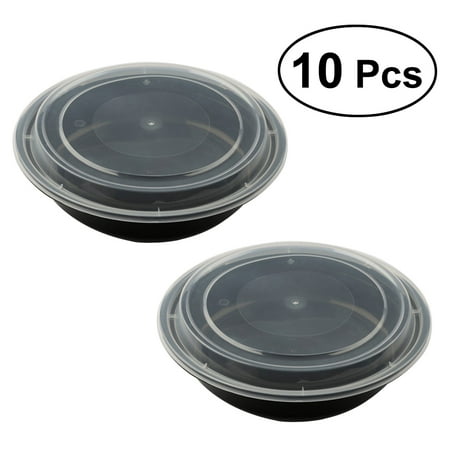 meal prep containers 10PCS 720MLPlastic Bowl Take Out Containers Food