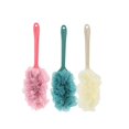thumbnail image 1 of 3 Pcs Bath Scrubber Back Bath Sponge Loofah A Stick Back Washer Shower Shower Loofah Body Scrubber, 1 of 3