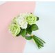 thumbnail image 2 of 6 ramos de rosas artificiales blancas y verdes, flores de seda falsas, flores de boda, sala de estar, mesa de comedor, mueble de TV, decoración del hogar, 2 of 5