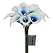 thumbnail image 3 of Lily Garden Mini 15" Artificial Calla Lily 10 Stem Flower Bouquets (Blue Center), 3 of 4