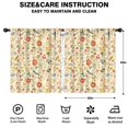 thumbnail image 2 of Pioneer Flower Floral Print Pattern Teens Curtains,Teens Insulated Curtains Set Of 2,Bedroom Essentials,Toddler Room Decor 52"x63", 2 of 5