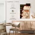 thumbnail image 5 of Elephant Stock Secret Santa Wall Art - Vertical Multi Panel Canvas - Living Room Wall Decor - Holiday Multi Panel - Red And Beige Decor By Patricia Pinto - 28" x 45", 5 of 8