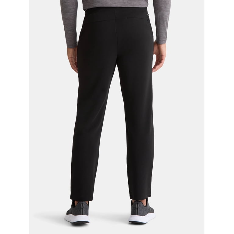 Athletic Works Men's Active Fit Sweatpants, Rich Black photo 3