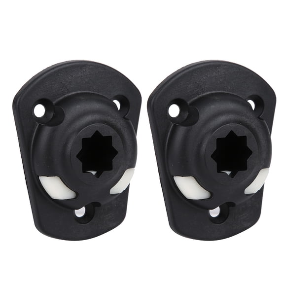 NFTIGB 2pcs Kayak Mount Base Replacement Boat Fishing Rod Accessories with Mounting Screws Black Plastic Holder [cite: 6, 7, 10]