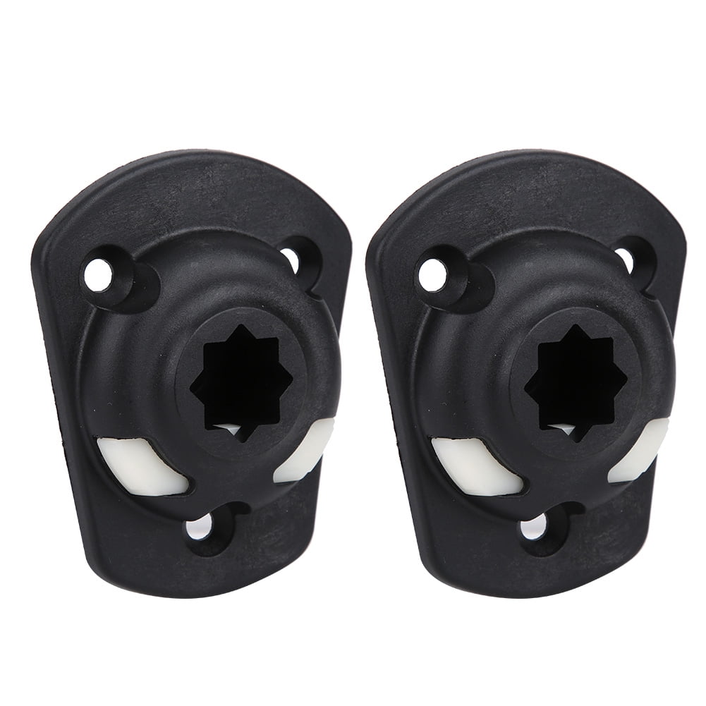 M Buder 2pcs Kayak Mount Base Replacement Fishing Rod Accessories with Mounting Screws Universal Deck Mount Base Tackle Kit for Boat Marine Canoe Fishing Rod Holders 3.9 x 3 inches / 10 x 7.7 cm