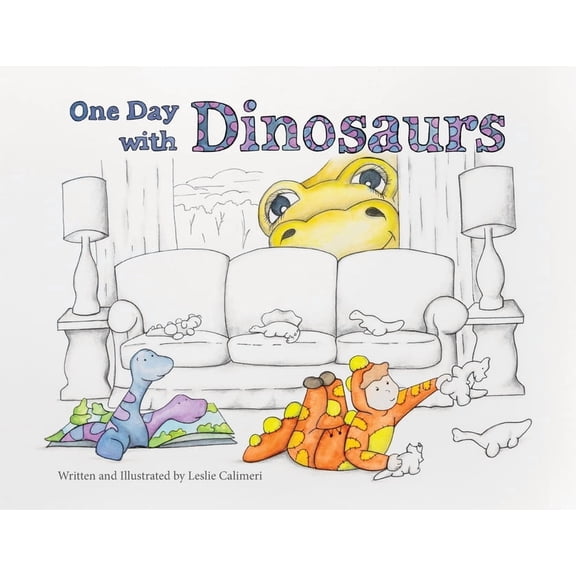One Day with Dinosaurs, (Paperback)