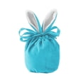 thumbnail image 2 of COM1950s Easter Bunny Gift Bags Rabbit Ear Velvet Bags with Drawstrings 5.5 X 3.9 Inch Bunny Gift Pouches Bunny Party Favors for Baby Kid Basket Party Supplies Candy Treat Jewelry,9 Color(1 Pcs), 2 of 9