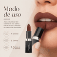 thumbnail image 4 of Labial Semimate Chocolate Zermat Eleganzza 4 g Con Vitamina E Alta Pigmentación Textura Aterciopelada, 4 of 7