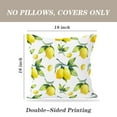 thumbnail image 4 of LALILO Throw Pillow Covers Lemon White Watercolor Tree Fruit Cushion Cover 18" x 18", 2 Pack, 4 of 6