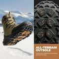 thumbnail image 2 of NORTIV 8 Men's Wide Winter Boots Grip on Snow Ice Insulated Waterproof Lightweight Comfortable Hiking Outdoor Boots, 2 of 10