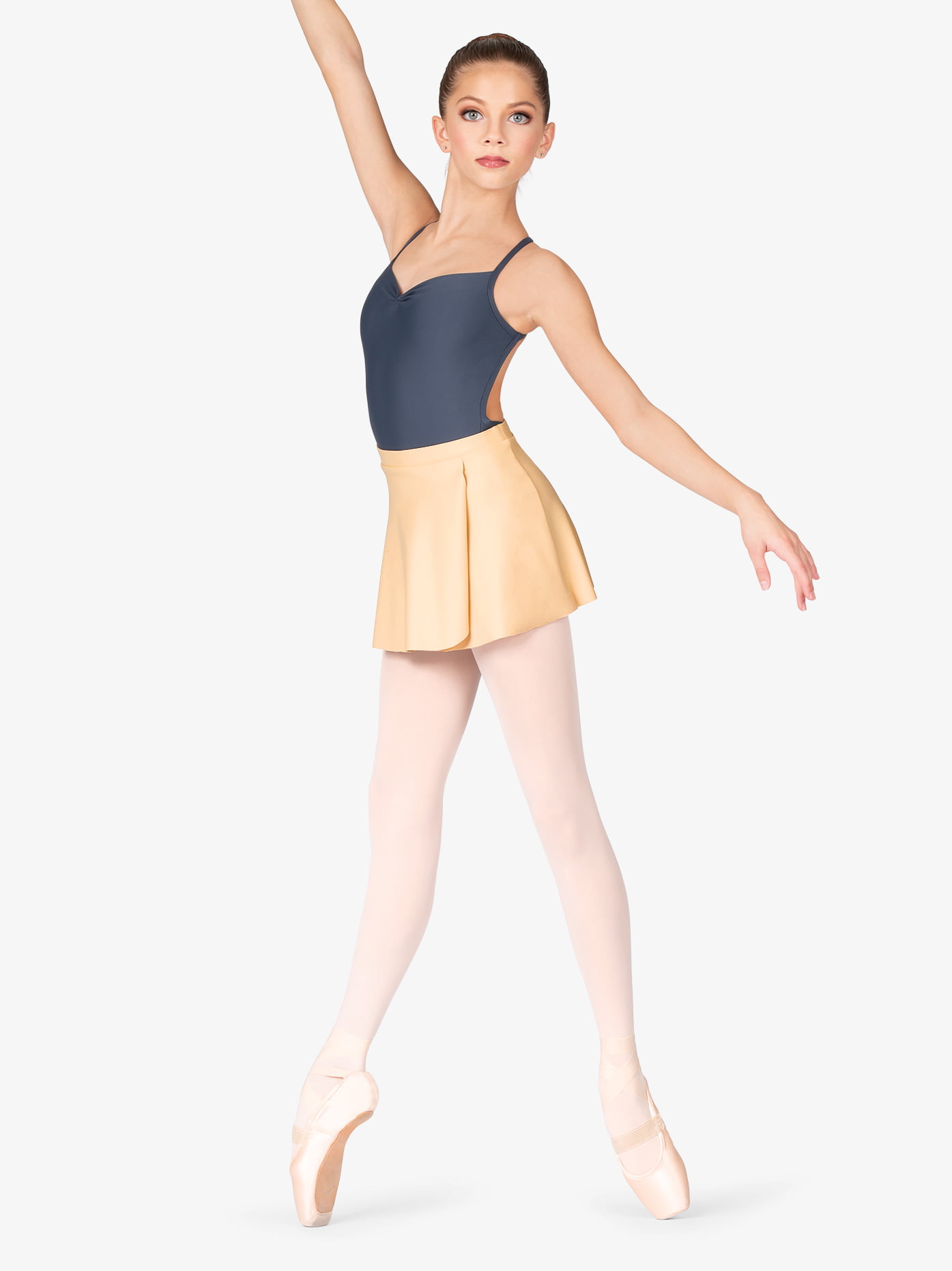 Bezioner Ballet Skirt Pull on Chiffon Dance Skirt Elastic Waist Women Girls 
