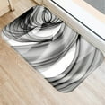 thumbnail image 5 of Black Graffiti Decorative Anti-slip Absorb Water Bath Carpet Bathroom Kitchen Bedroon Floor Mats Indoor Soft Entrance Doormat, 5 of 5