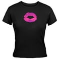 thumbnail image 1 of Blacklight Lips - T-Shirt Babydoll pour Junior, 1 of 1