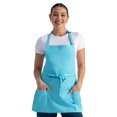 thumbnail image 1 of Delantal Unisex Chef Works con Tres Bolsillos Turquesa, 1 of 4