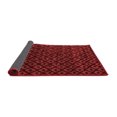 thumbnail image 2 of Ahgly Company Indoor Square Abstract Red Modern Area Rugs, 5' Square, 2 of 4