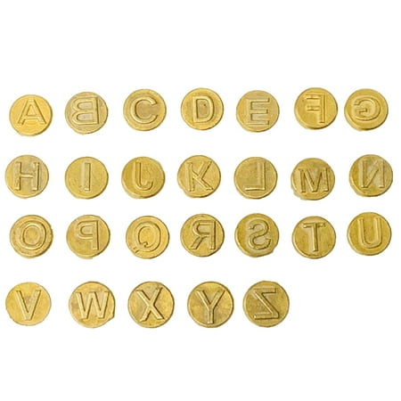 

1 Set Wood Burning Pen Tips 26 Letters Soldering Iron Working Burner Tip for DIY Pyrography Woodworking Carving