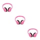 thumbnail image 1 of Tholdsy Auriculares plegables con cable de 3,5 mm para niños con micrófono, sonido estéreo HD, auriculares sobre la oreja para niños, rosa Type1 NO1, 1 of 6