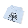 thumbnail image 4 of Speech Therapist SLP Language Pathologist Hoodie, Gifts, Hooded Sweatshirt, 4 of 4