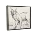 thumbnail image 3 of Stupell Industries Tired Dog Sleeping Intricate Graphite Pencil Sketch Drawing Print Luster Gray Floating Framed Canvas Print Wall Art, Design by George Dyachenko, 3 of 9