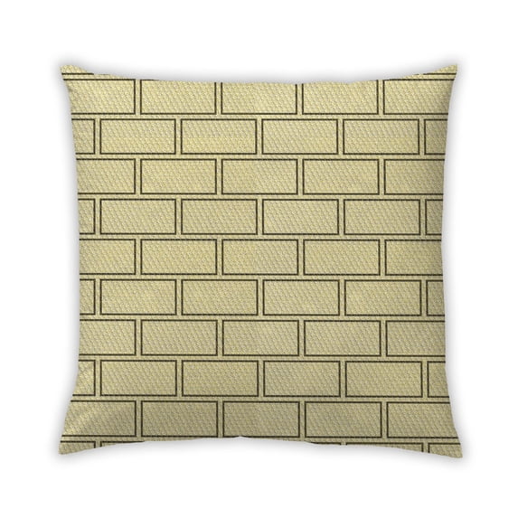 Ahgly Company Outdoor Square Contemporary Throw Pillow, 18 inch by 18 inch