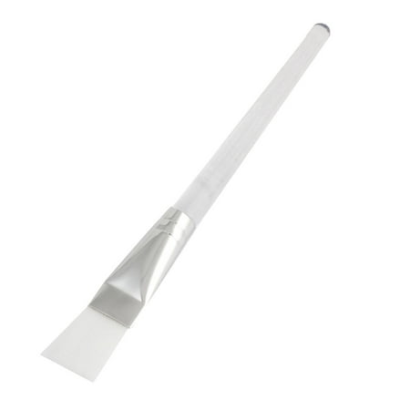Mask With Handle Unique Bargains Lady Women Clear Plastic Handle Nylon Bristles Mud Mask Masque Brush Tool 15.5Cm ()