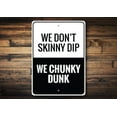 thumbnail image 1 of Skinny Dipping Novelty Decor, Metal Wall Sign - 10x14 Inches, 1 of 4