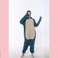 thumbnail image 1 of Onesies-Pijama de una pieza con dibujos animados para adultos, ropa de dormir de lana para parejas, camisón grueso para el hogar, invierno, navidad, 1 of 4