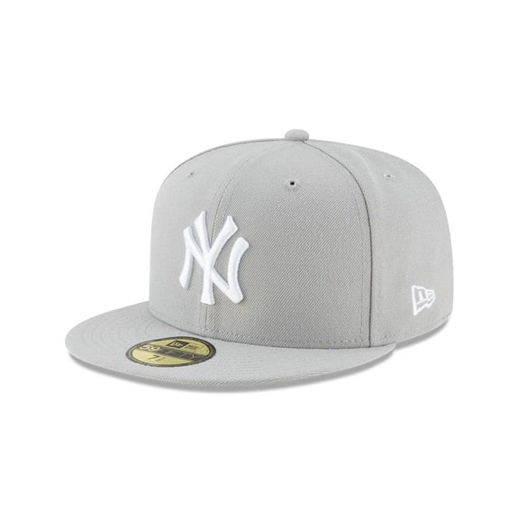 Gorra New Era New York Yankees Básica 59FIFTY Ajustada Gris