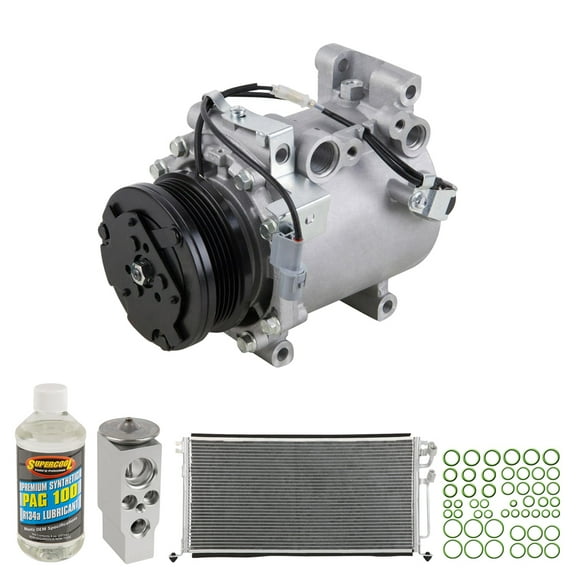 For Mitsubishi Lancer 2004-2006 A/C Kit w/ AC Compressor Condenser & Drier - BuyAutoParts