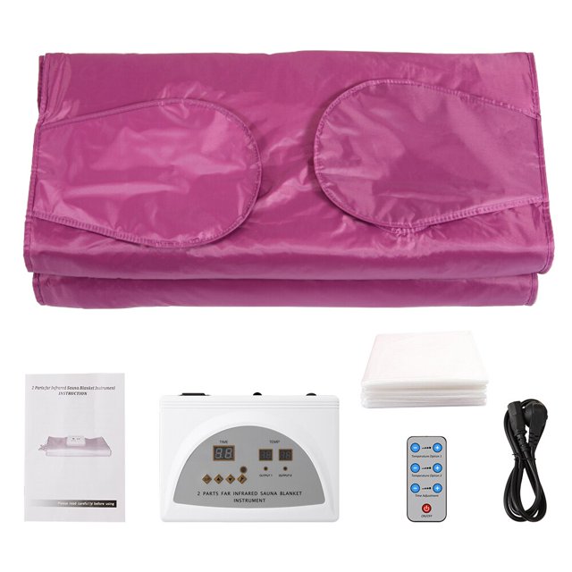 Infrare-manta térmica para Sauna para mujer, manta térmica para adelgazar, pérdida de peso, desintoxicación, calefacción, Spa en casa, Stock europeo